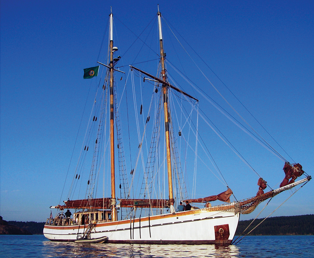 What country does the word schooner come from?